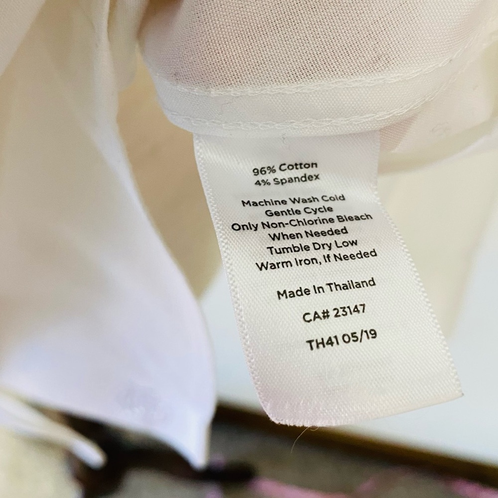 TALBOTS Basic White Button Up Shirt - image 5